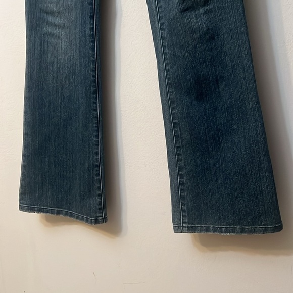 Michael Kors Blue Jeans size 8 flared leg silver tag retro - Picture 4 of 14
